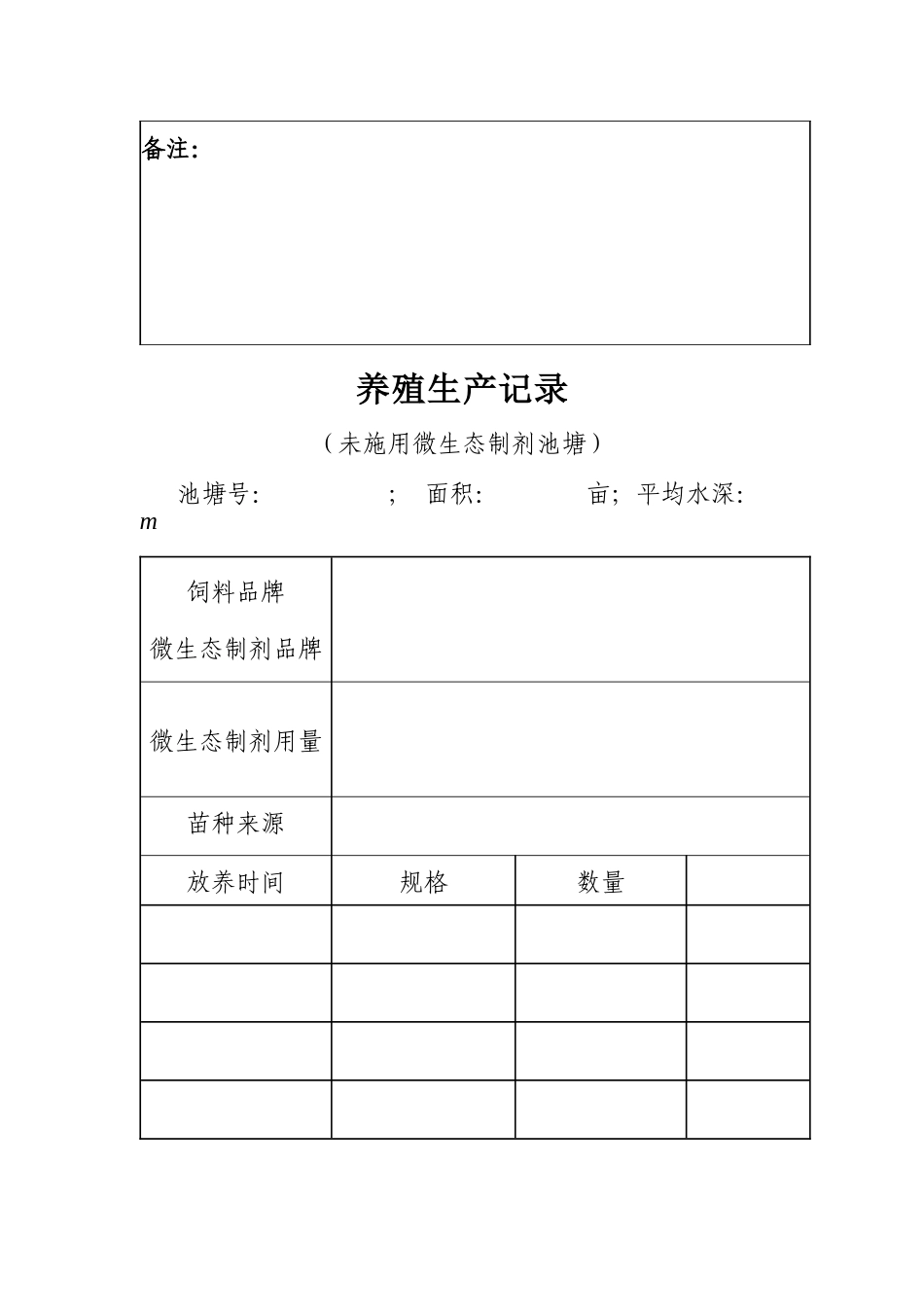 水产养殖生产记录表汇编_第3页