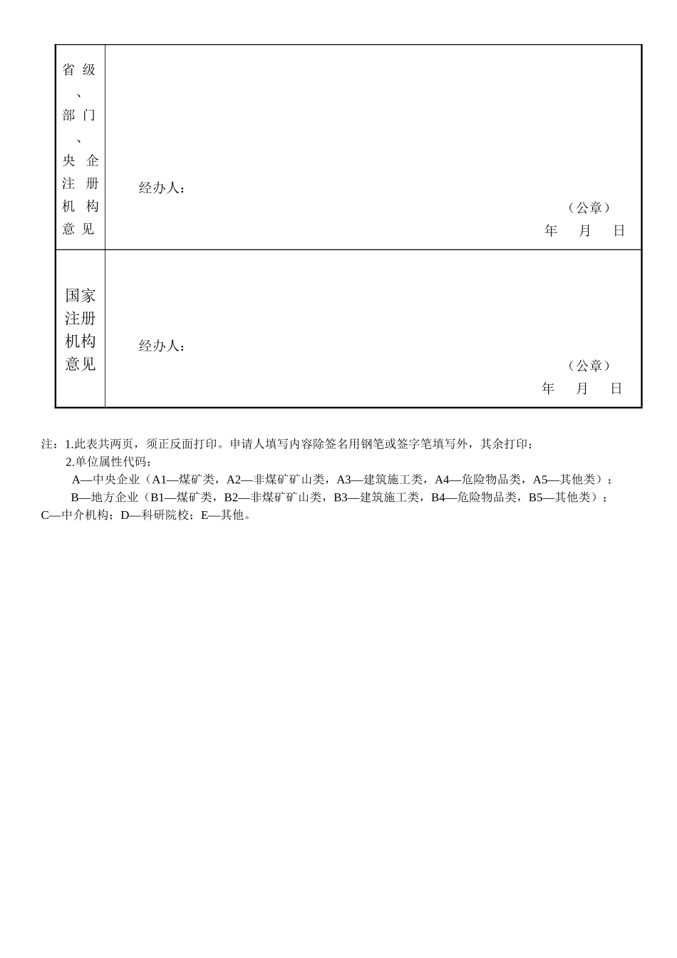 注册安全工程师初始注册申请表-黑龙江省安全生产信息_第3页