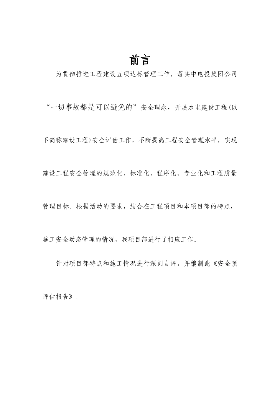 水电三局安全预评估报告_第2页