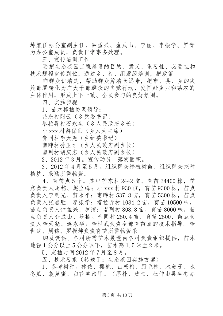 生态茶园方案_第3页