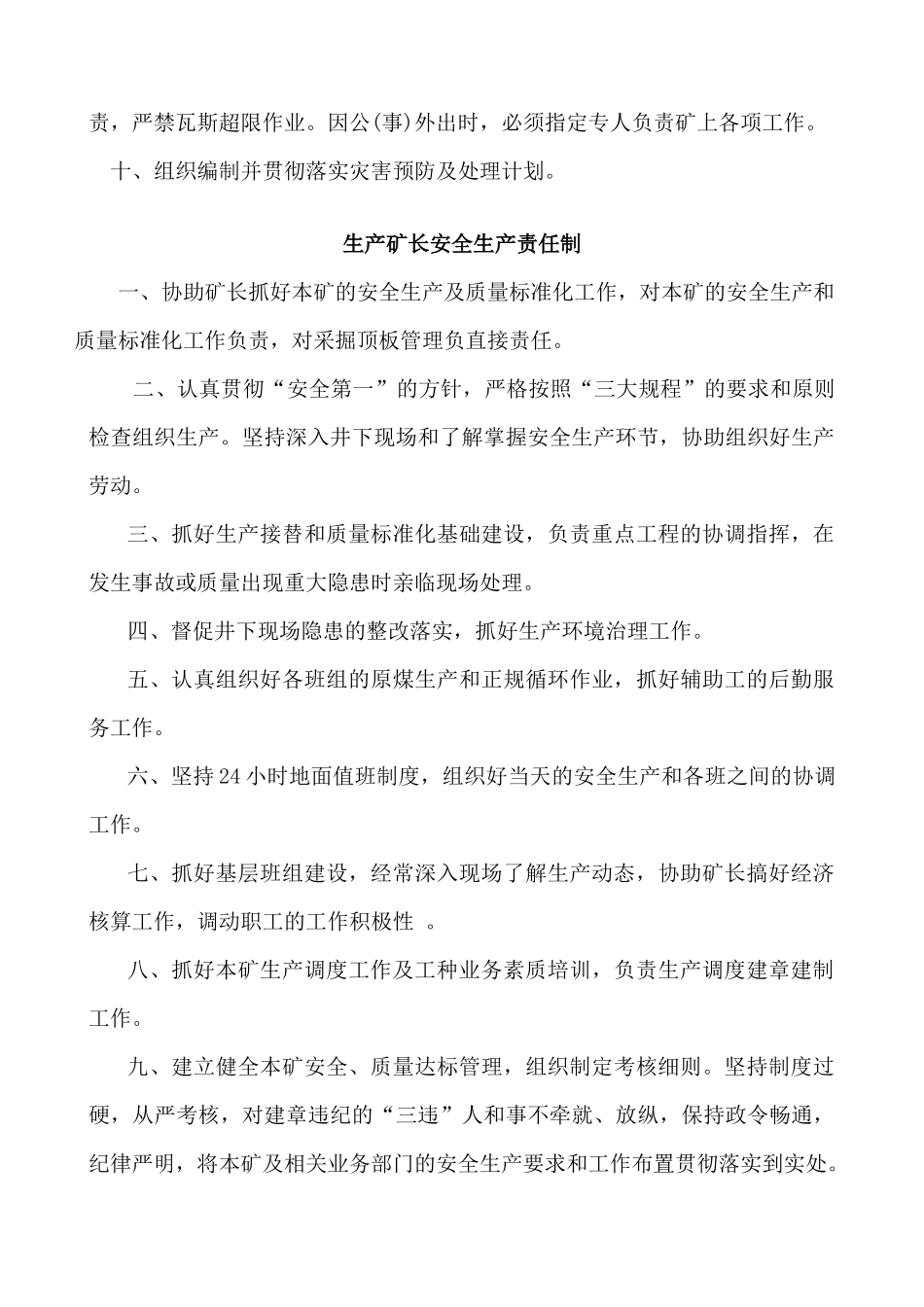 岗位安全生产责任制_2_第3页