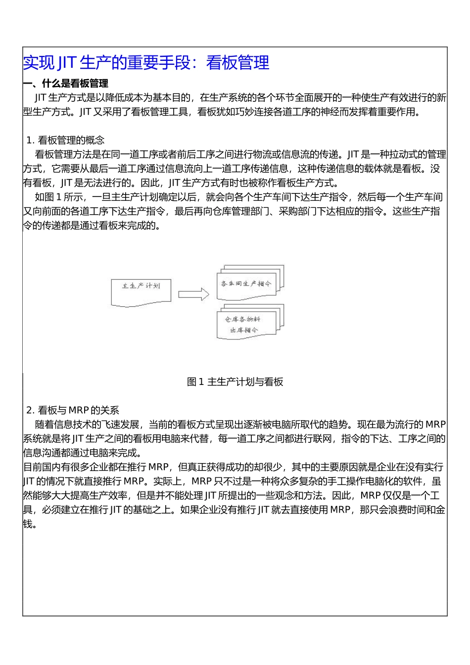 看板管理知识讲义_第1页