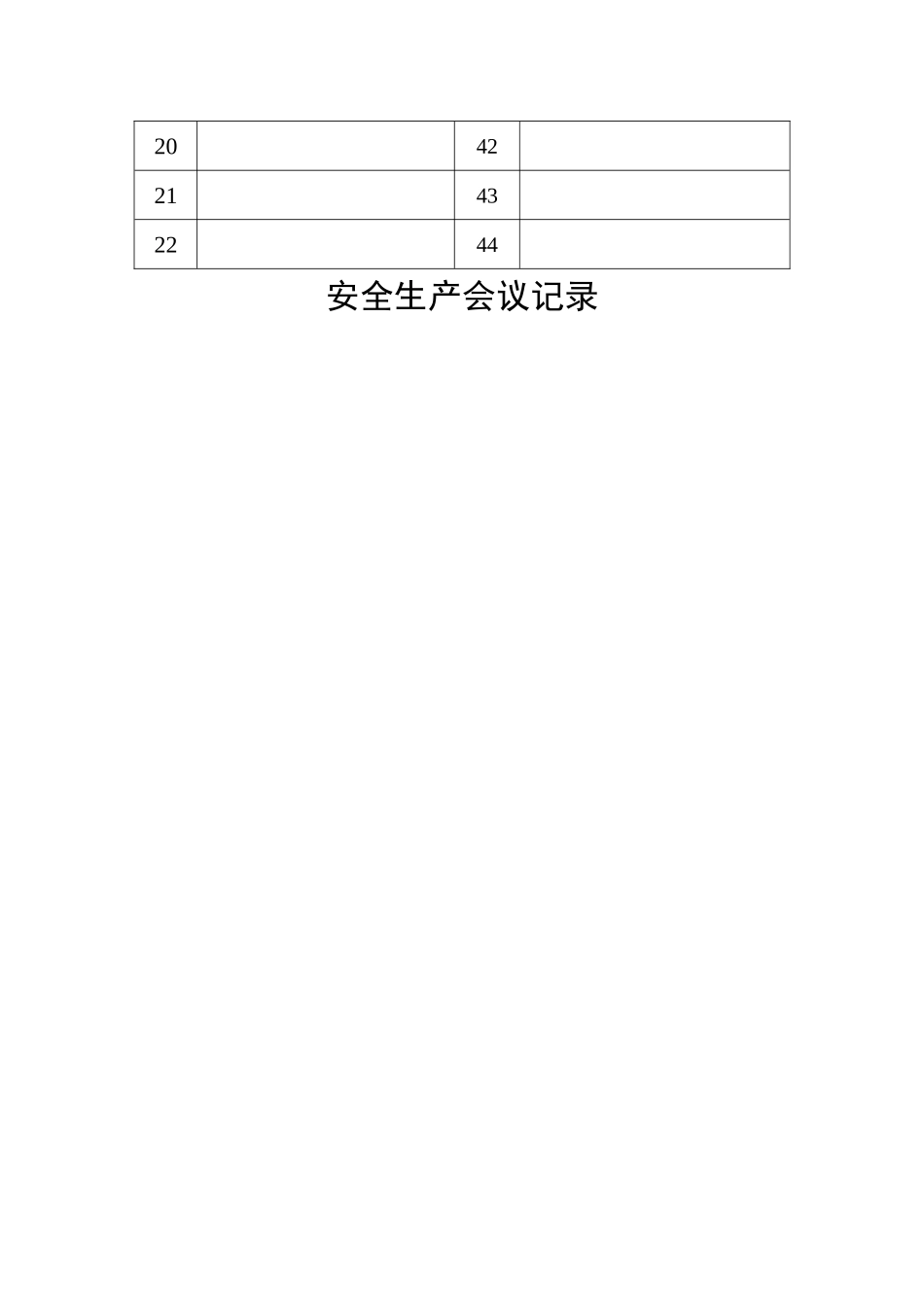 安全生产会议记录纪要_第3页