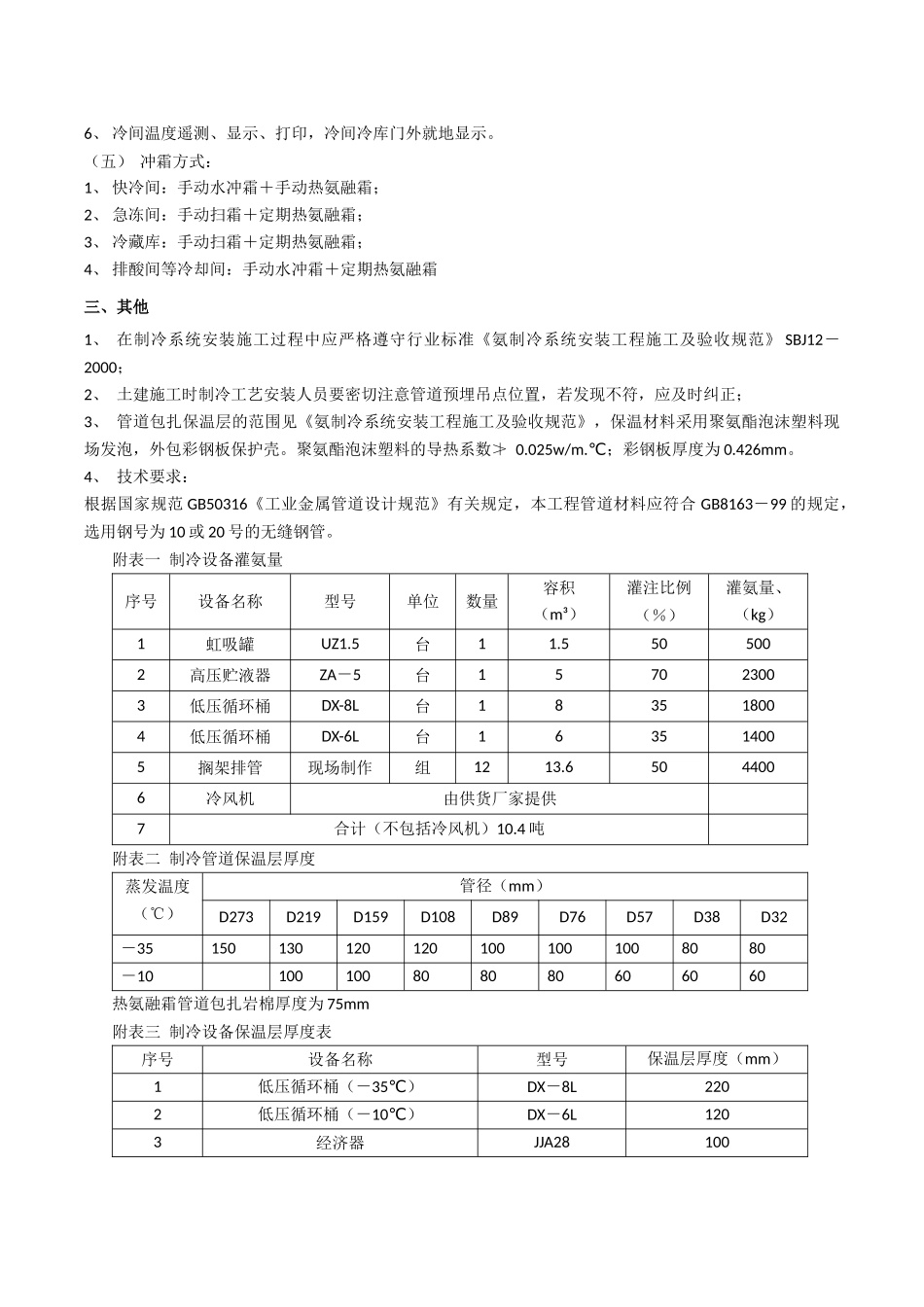 冷库制冷工艺设计文件_第3页