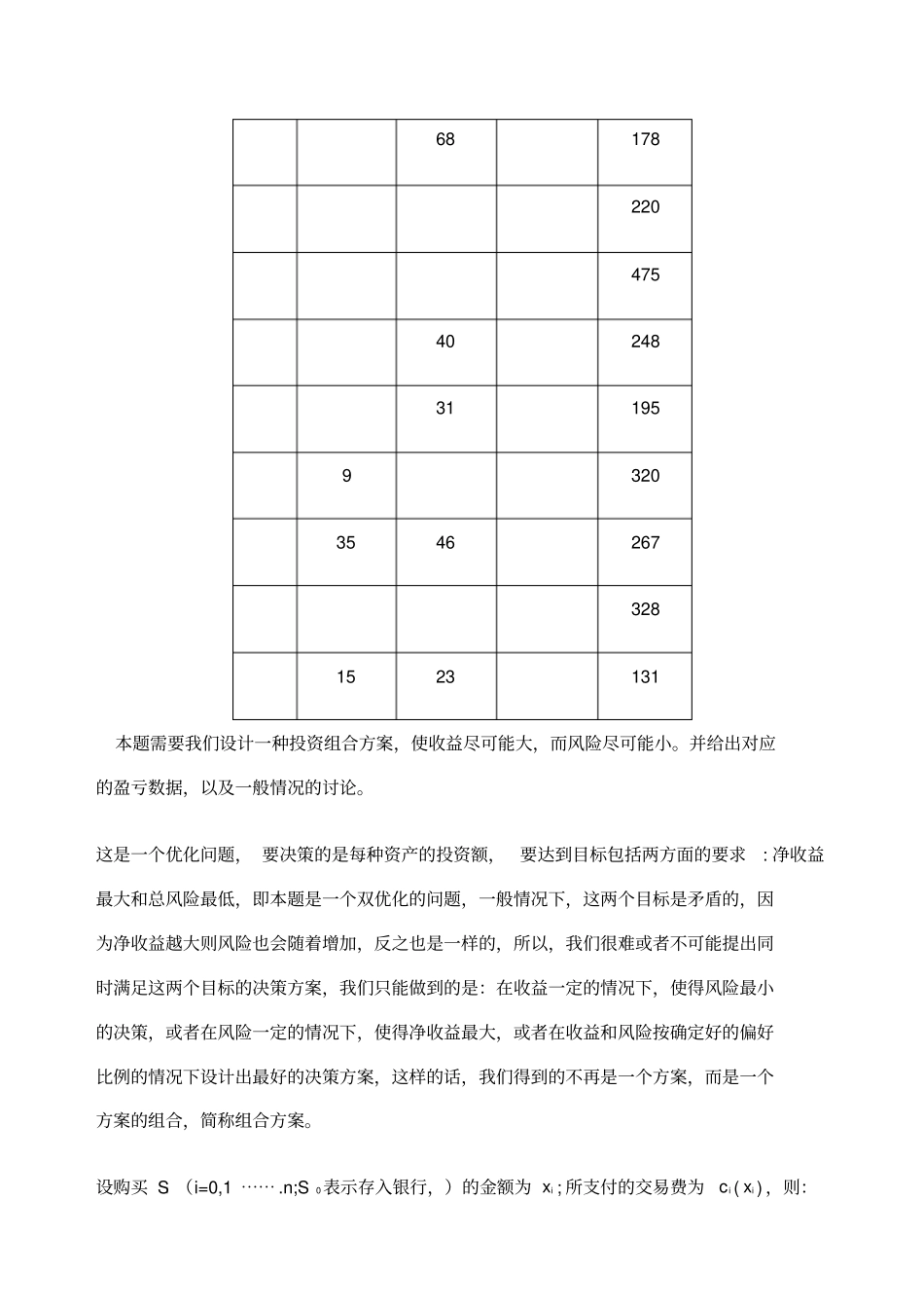 数学建模投资问题_第3页