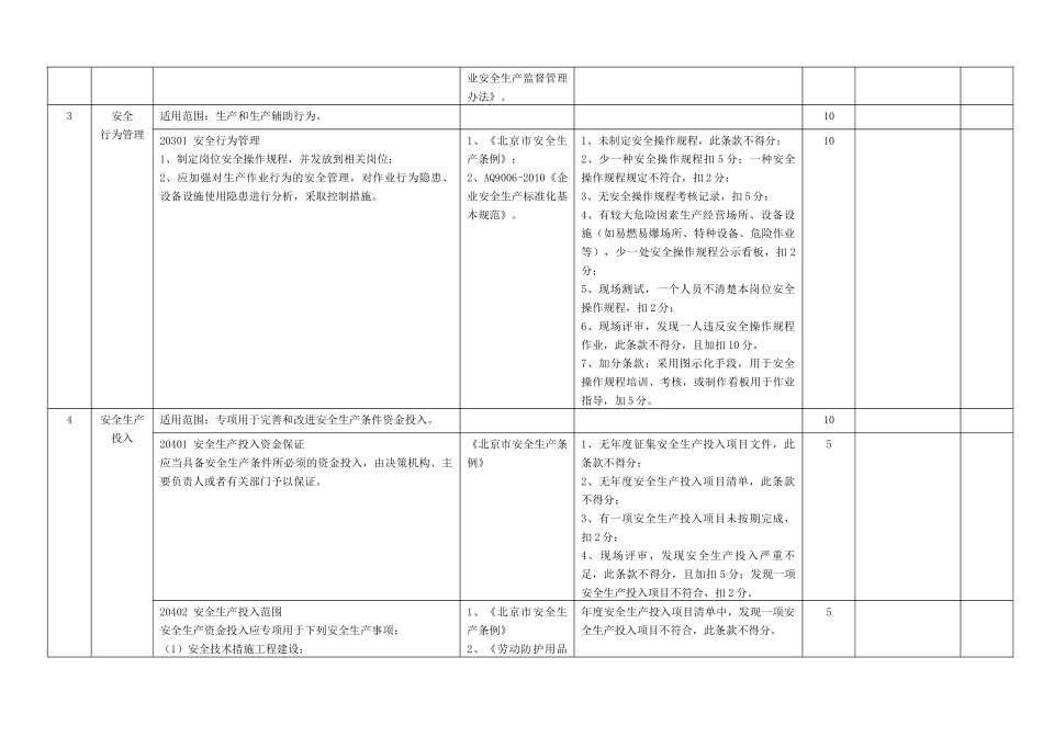 北京市供热行业安全生产标准化企业评定标准_第3页