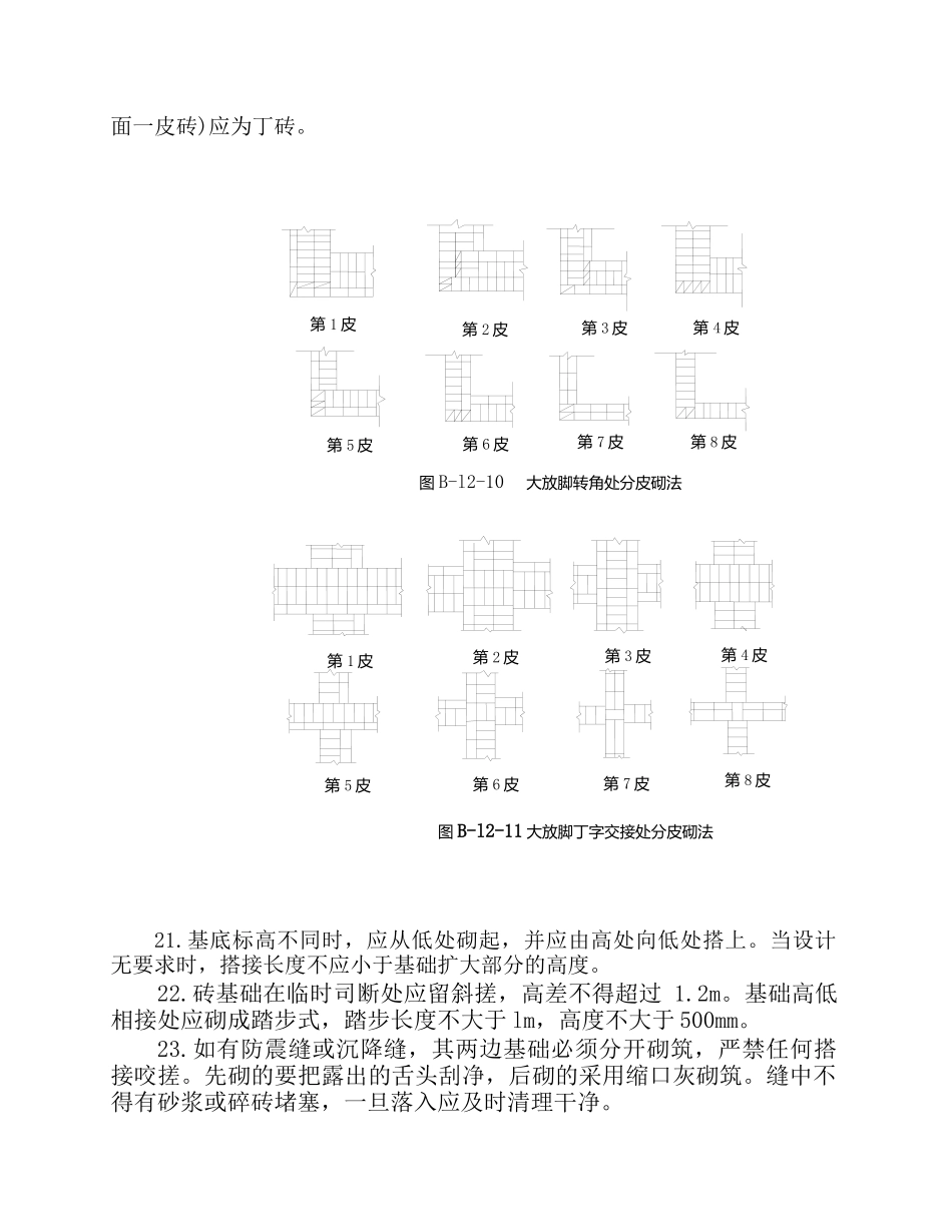 砌体分项工程技术交底内容附页_第2页