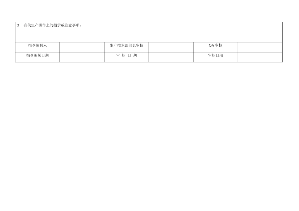 某药业责任公司批生产记录表格_第3页