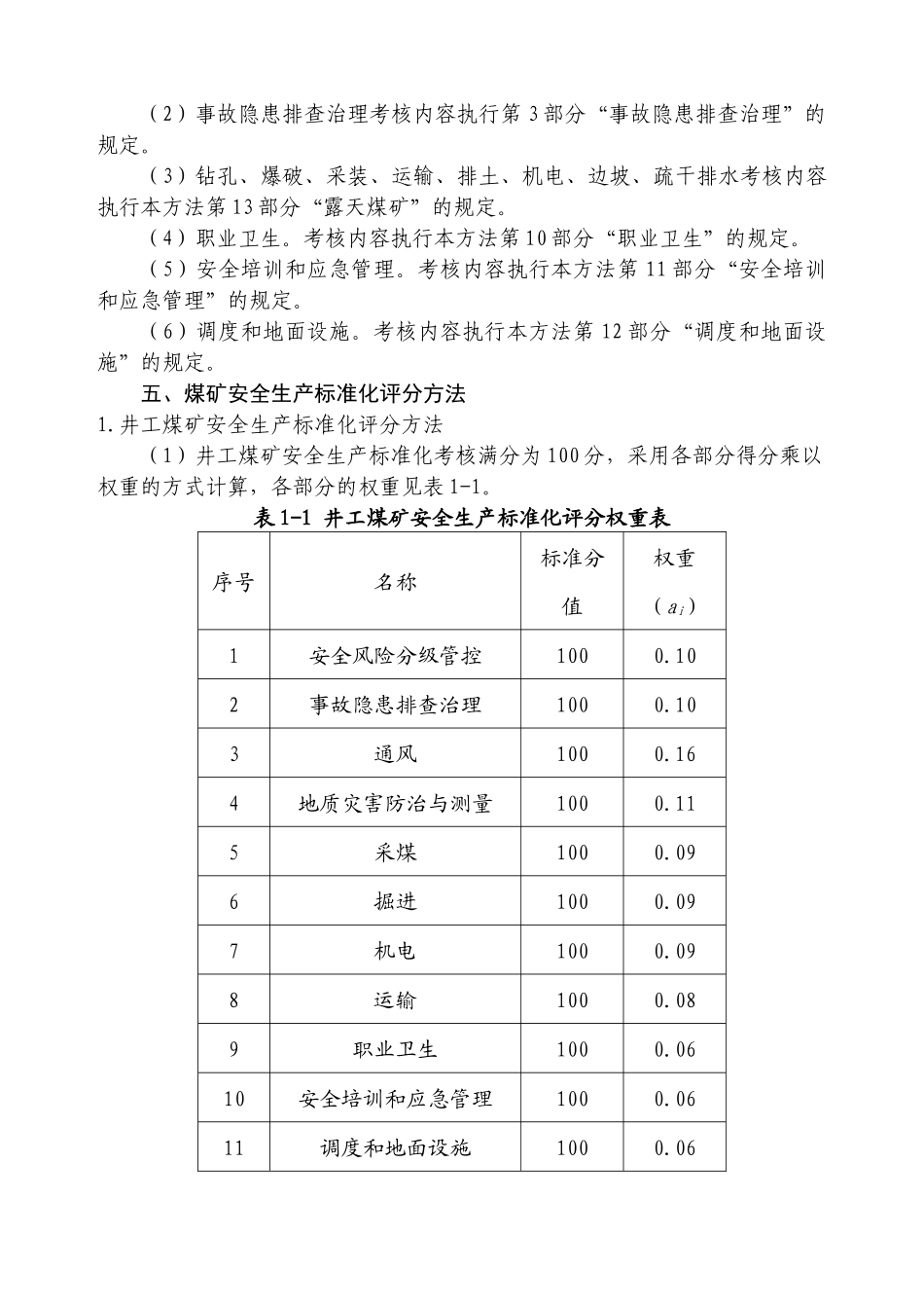 煤矿安全生产标准化基本要求及评分方法(2017版)_第3页