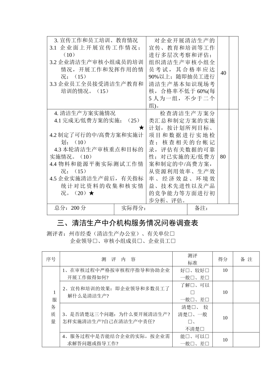 云南省清洁生产审核中介机构工作考核办法(暂行)_第3页