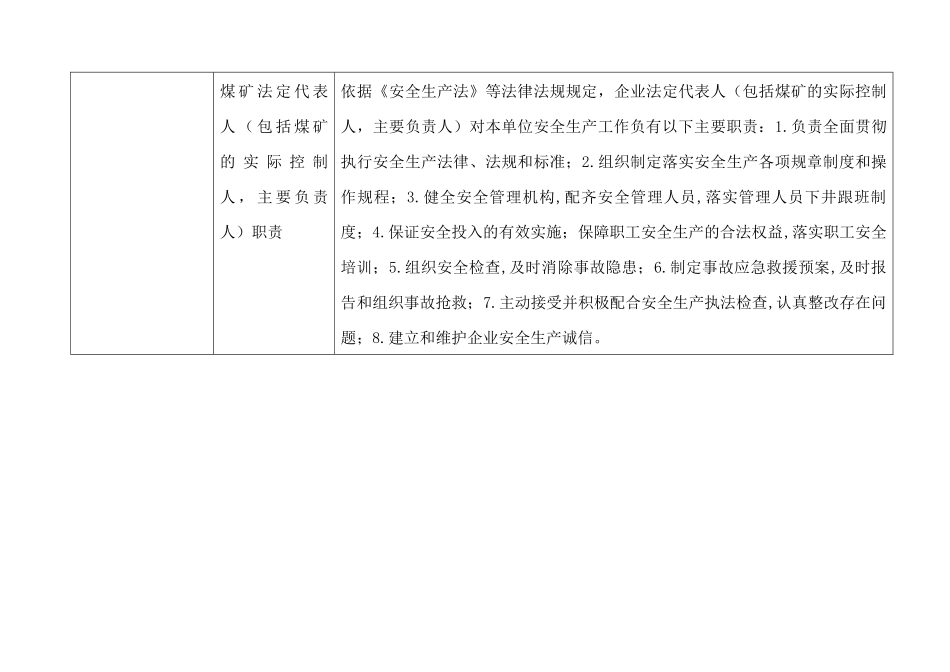 重庆市煤矿企业安全生产主体责任实施细则_第2页