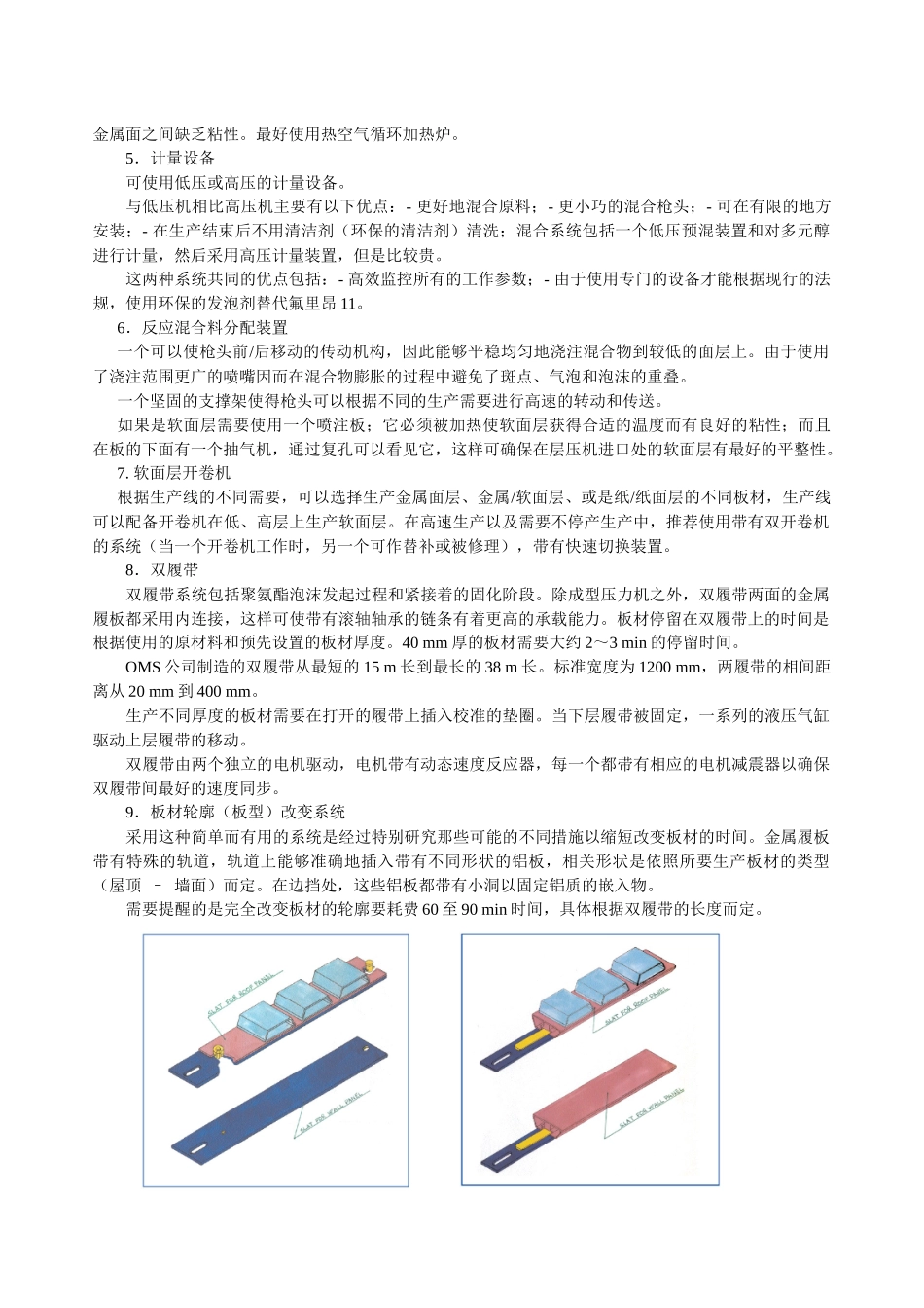 采用软面层技术的聚氨酯连续板材生产线介绍_第2页