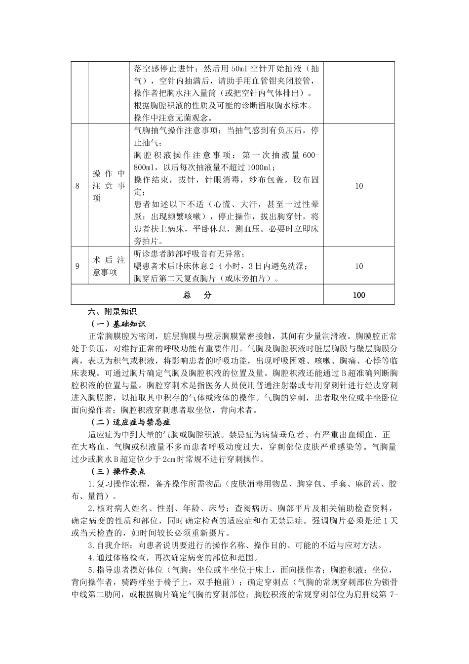 内科常见穿刺技术课程标准_第3页
