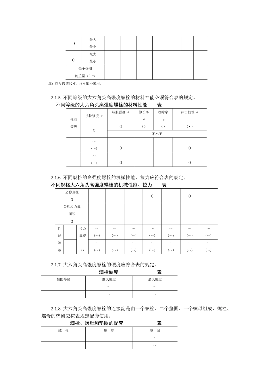 大六角高强度螺栓连接工艺标准(8页)_第3页