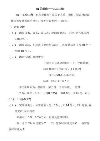 IE的组成──九大功能