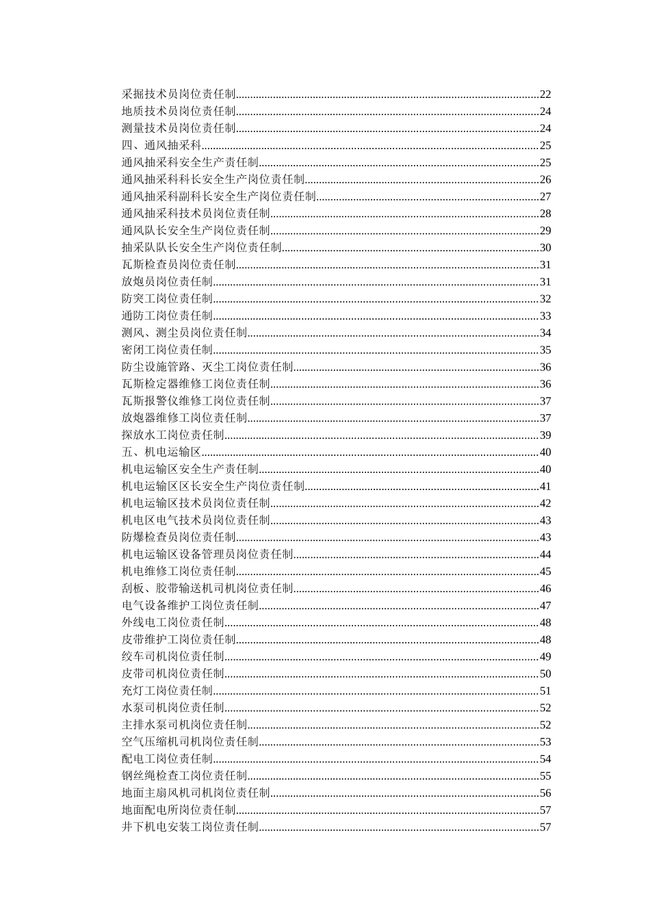 安全生产责任制、岗位责任制汇编(修订完)(2)_第3页
