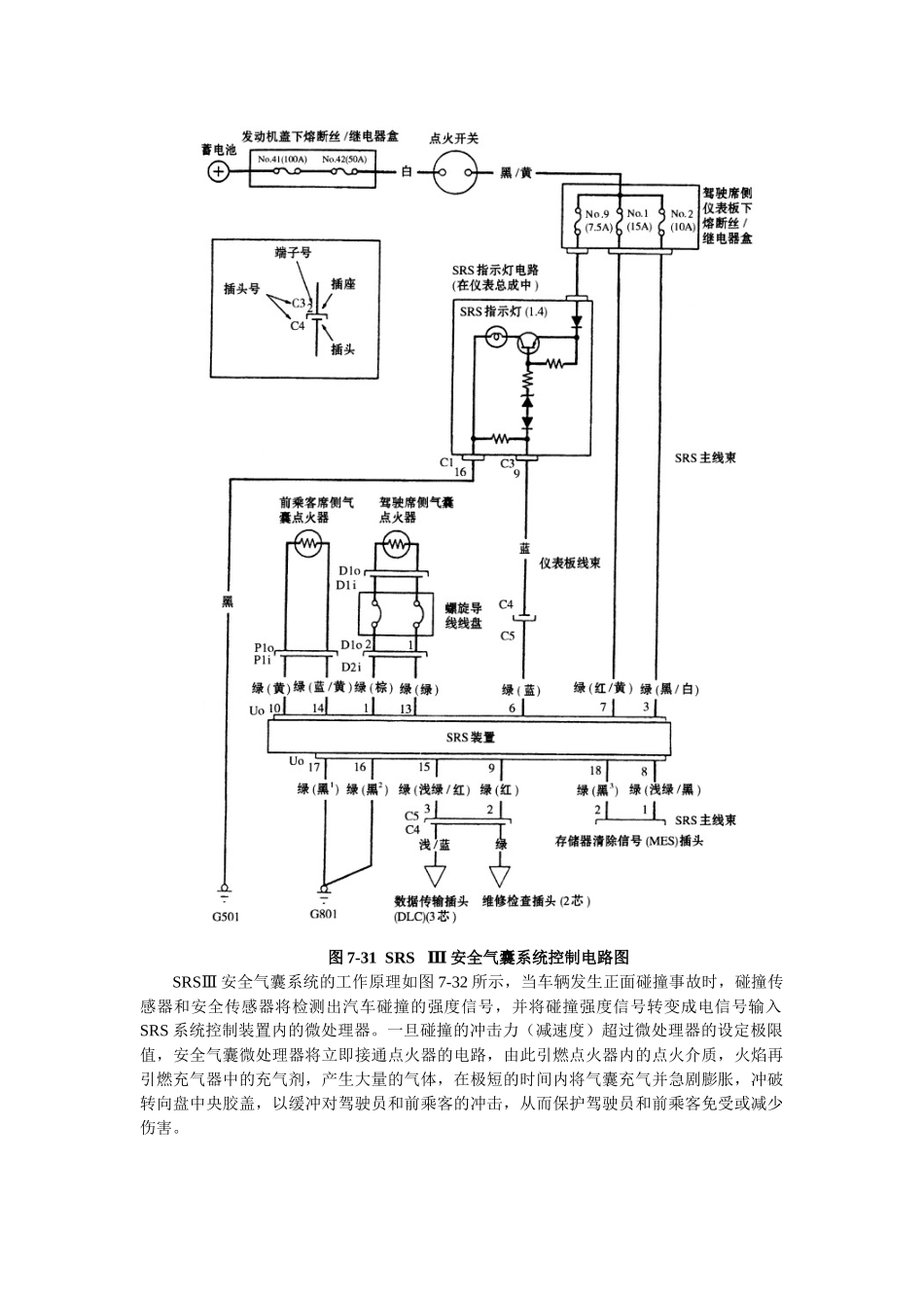 某汽车23L轿车维修手册_第七章安全防护系统及其检修2_第3页