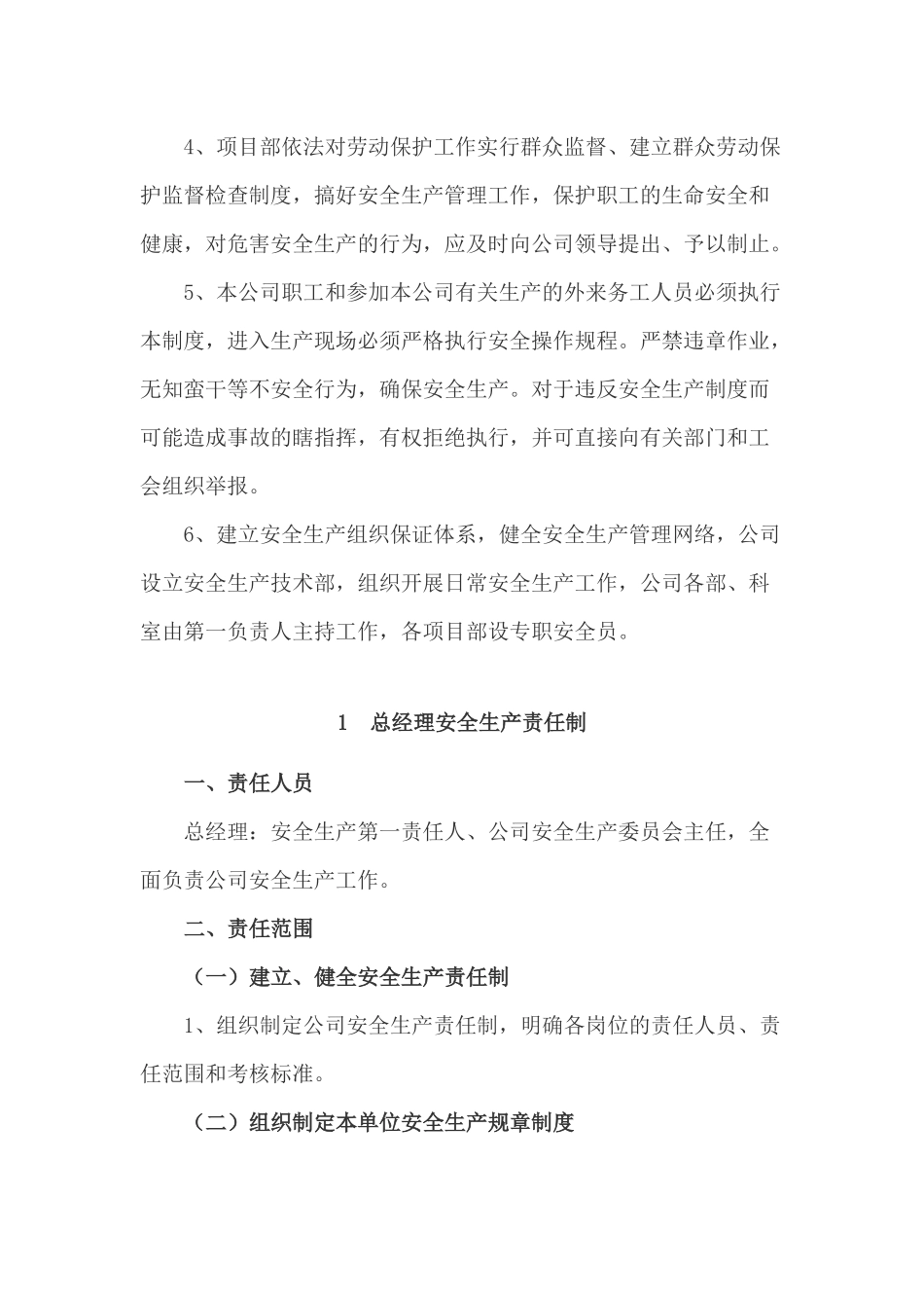 某公司安全生产责任制汇编(X 46页)_第2页