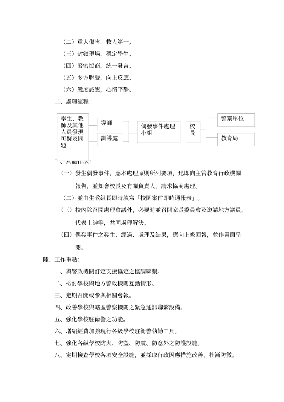 桃园县立自强国中校园安全防护及偶发事件防治处理要点_第2页