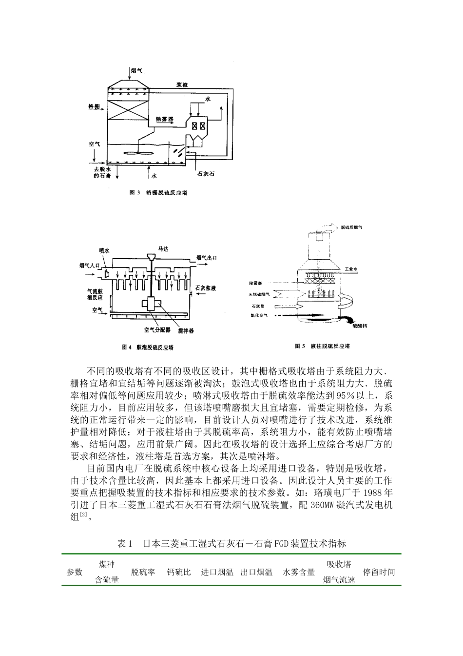 石灰石石膏法烟气脱硫工艺设计常见问题分析_第3页