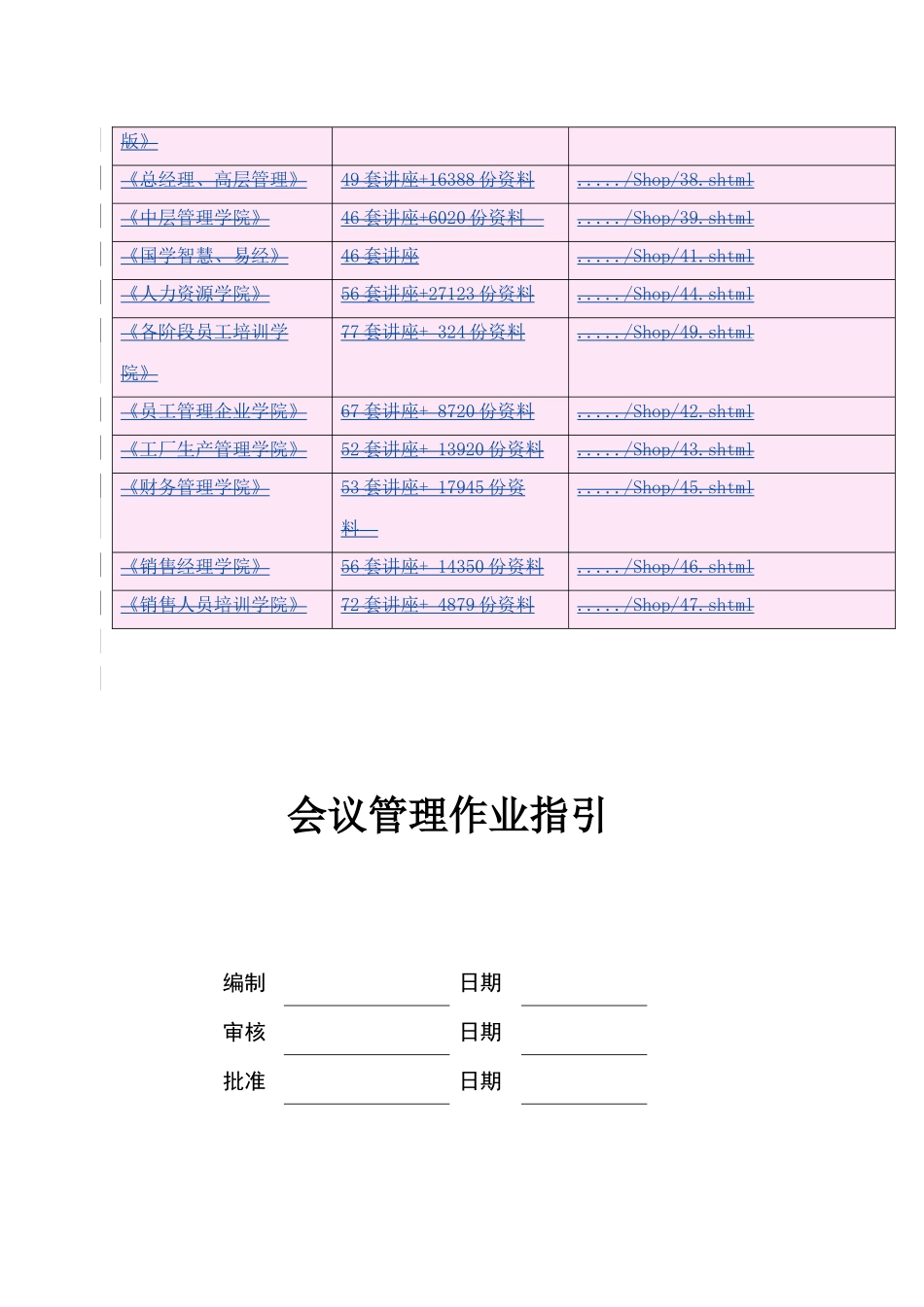 会议管理作业指引书_第2页