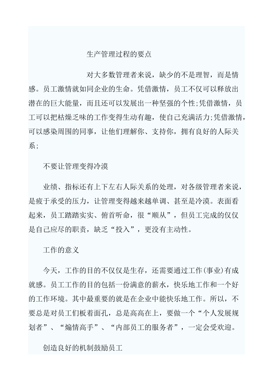 生产管理过程的要点.Word文档_第1页