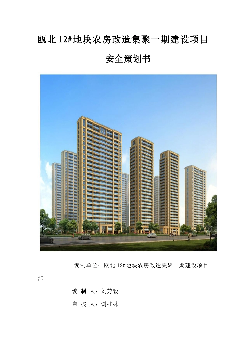 安全生产策划书51401921_第1页