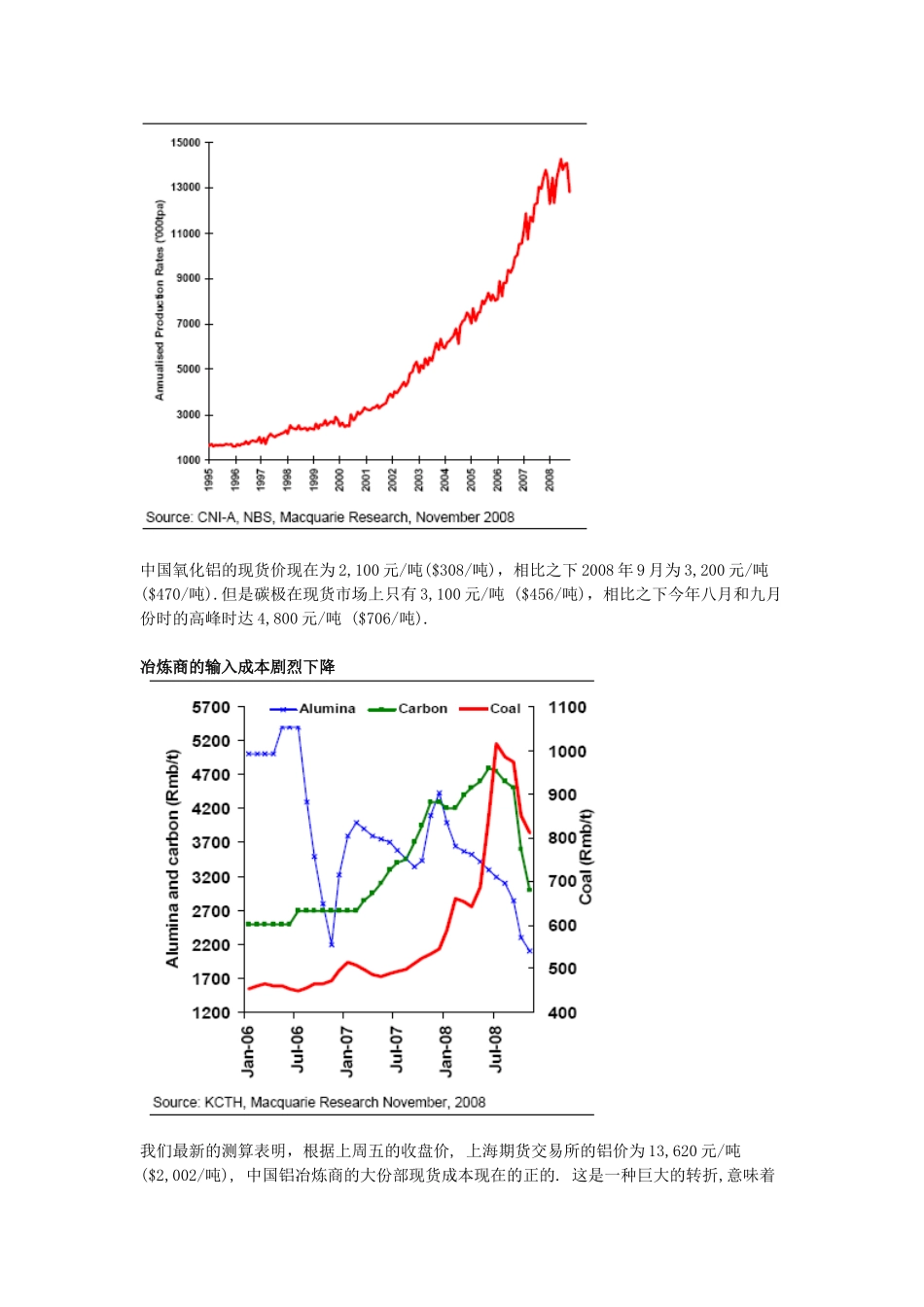 中国铝生产商降低成本_第2页