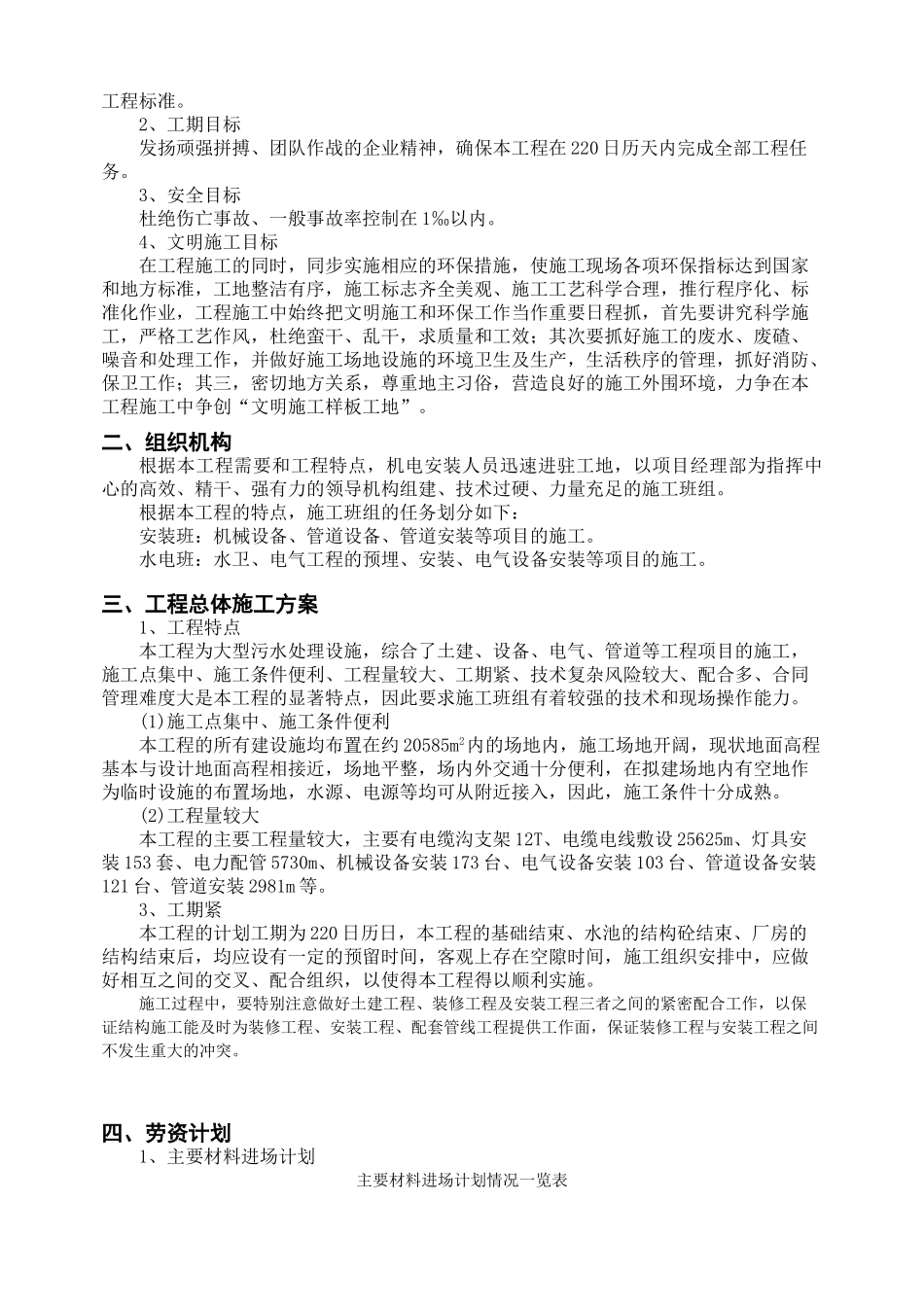 污水处理厂机电管道设备专项组织设计(62页)_第3页