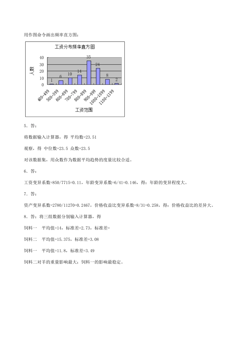 管理知识数学I作业（习题一）_第2页