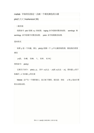 (完整版)matlab的一些画图技巧