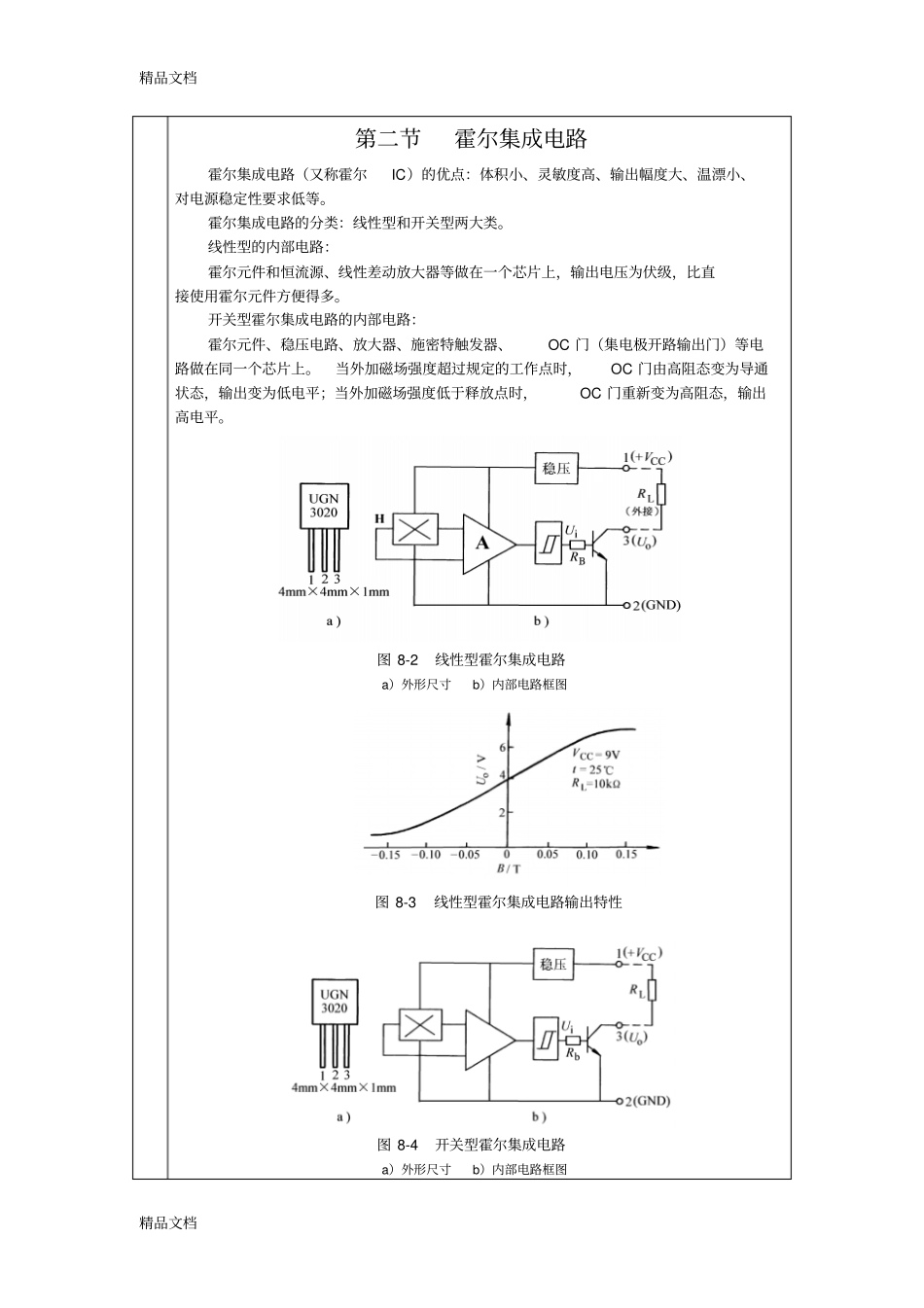 (整理)霍尔传感器的原理及应用._第3页