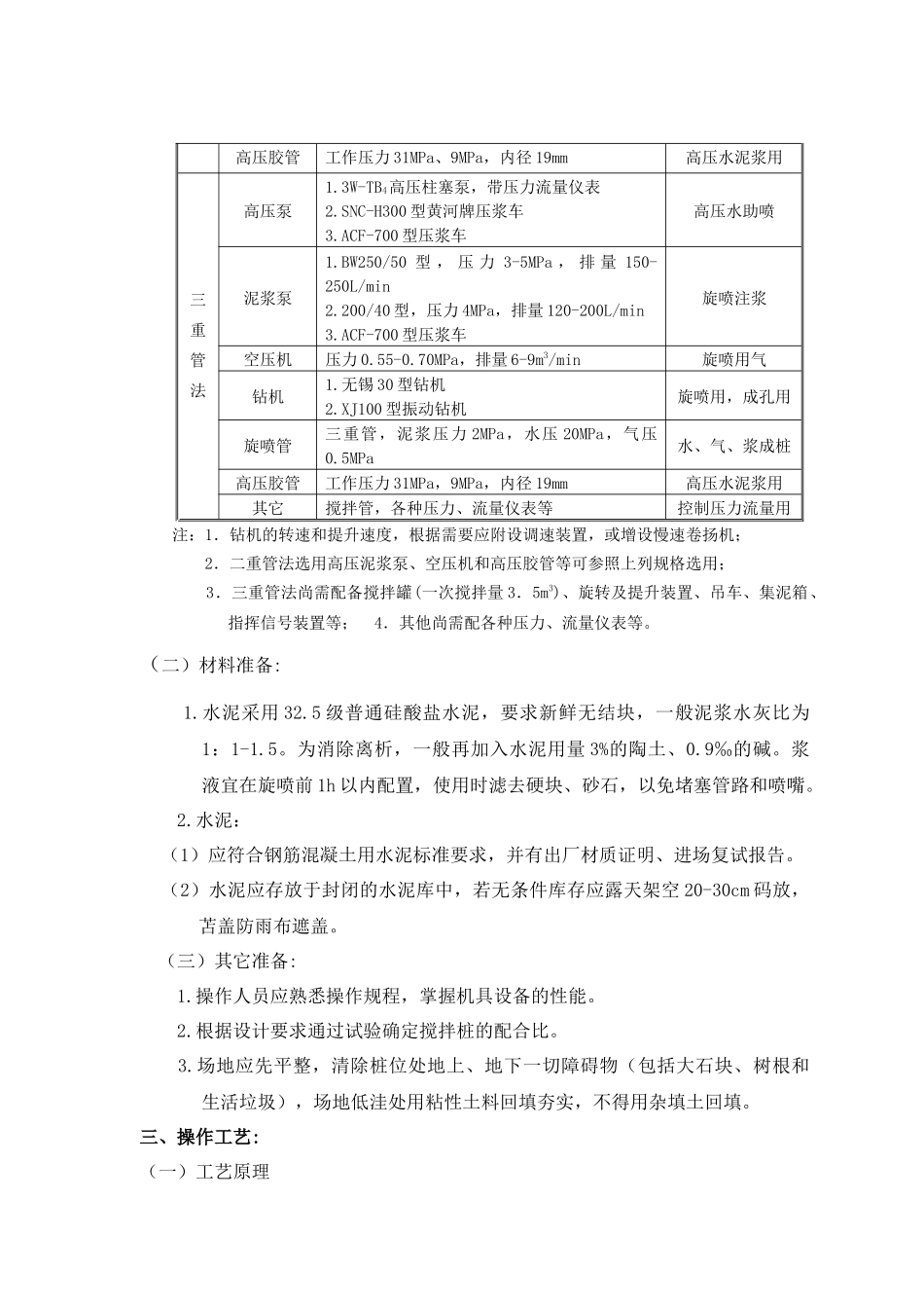 旋喷桩工艺标准_第2页