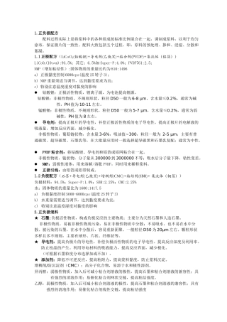 锂离子电池工艺配料