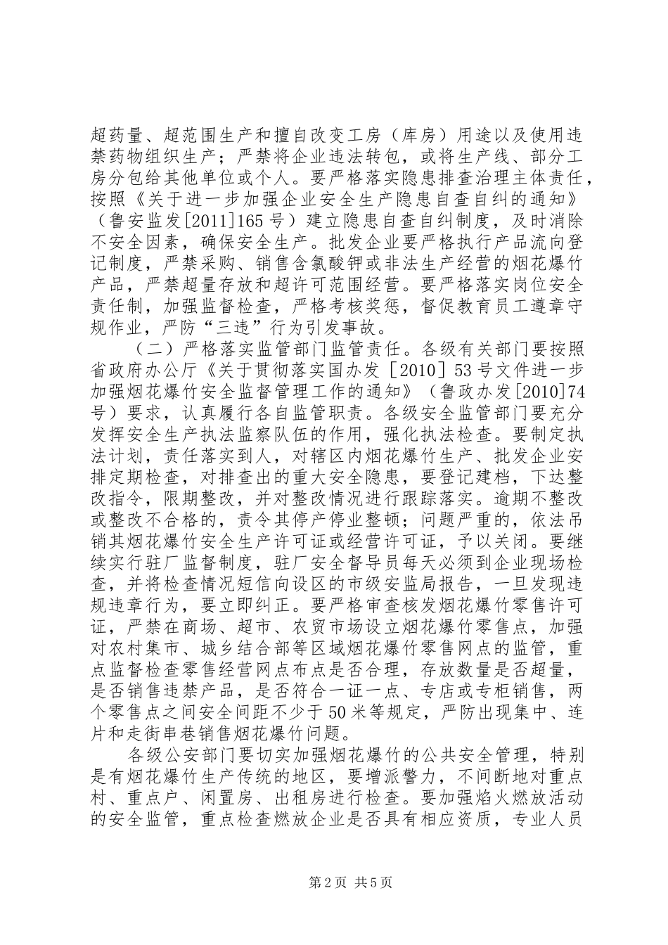 XX省烟花爆竹百日安全专项整治行动方案_第2页