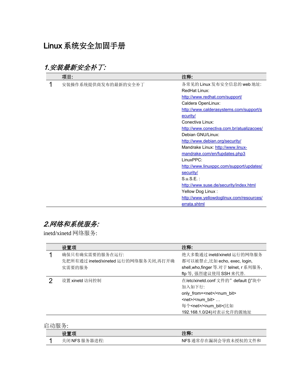 linux系统安全加固手册 09_第1页