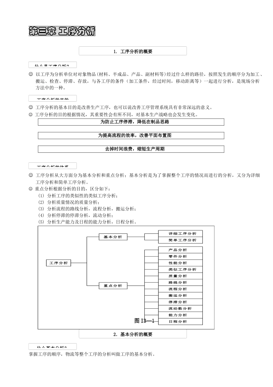 IE工业工程全套管理（精华）IE第3章工序分析_第1页