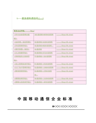 中国移动动态内容分发平台设备规范