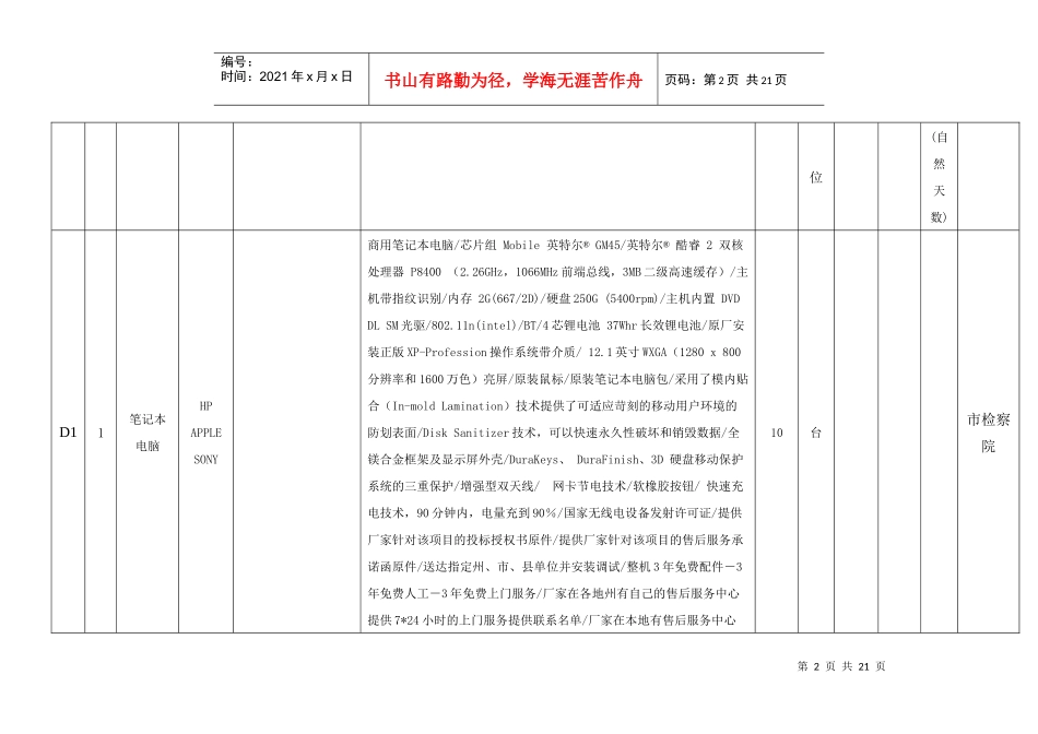 曲靖市政府采购中心GK2008013doc-曲靖市政府采_第2页
