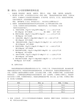 物料属性之结构常用物料开发三组收集