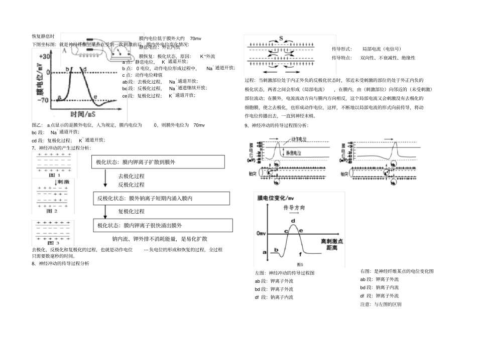 必修三动物生命活动的调节知识点汇总_第3页