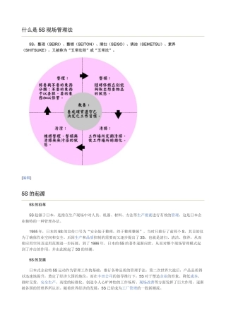 什么是5S现场管理法