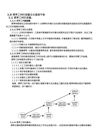 HMD IE 工作手册-标准工时与生产线平衡(FK)-A