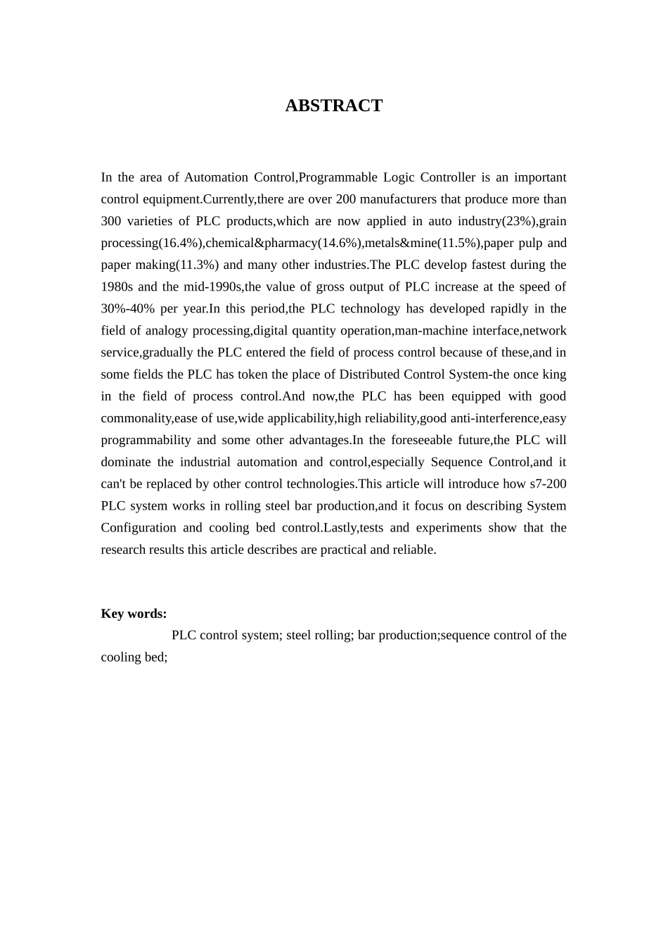轧钢棒材生产线的PLC控制系统(软件设计)_第2页