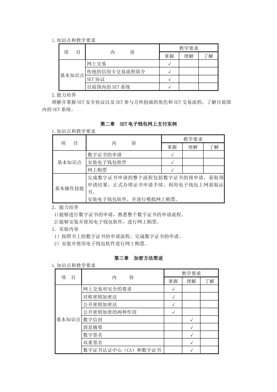网络安全与认证教学大纲_第2页