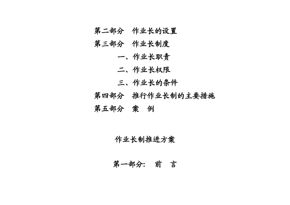 金洲集团现场管理作业长制推进方案_第2页