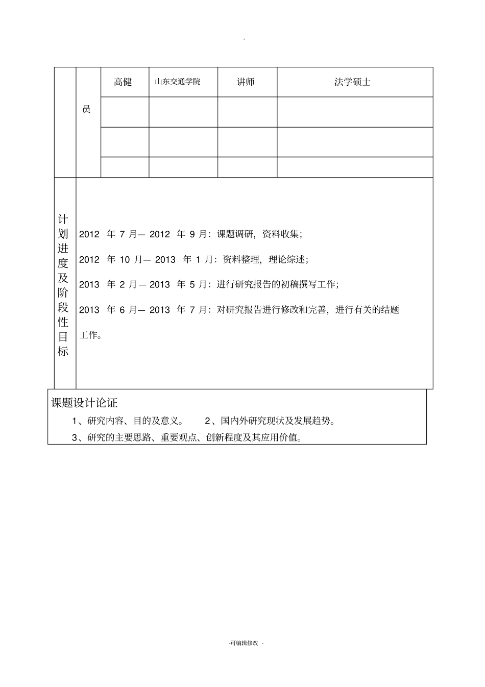 山东省艺术科学重点课题申报书_第3页