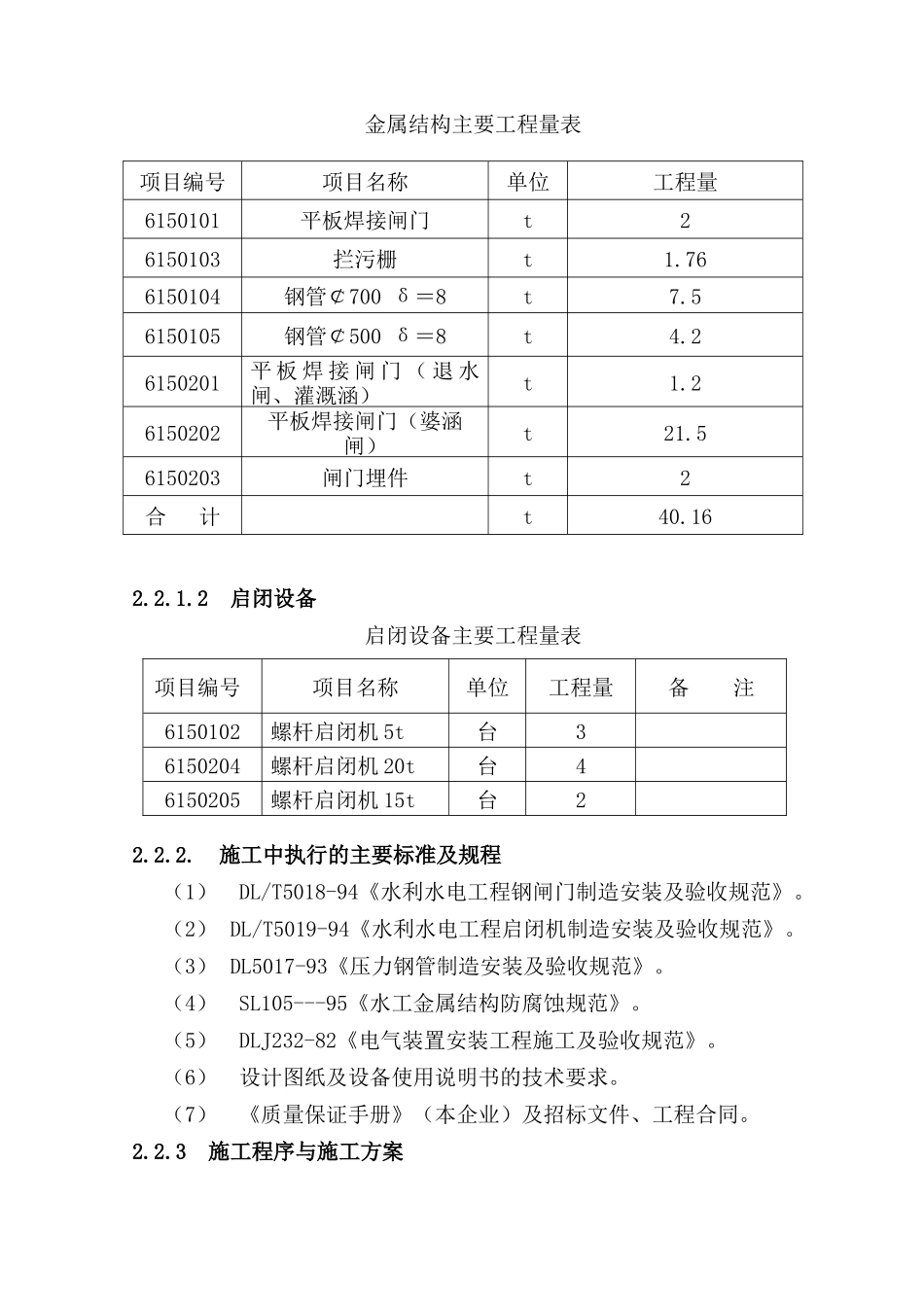 金属结构和机电设备安装及调试施工方案_第3页