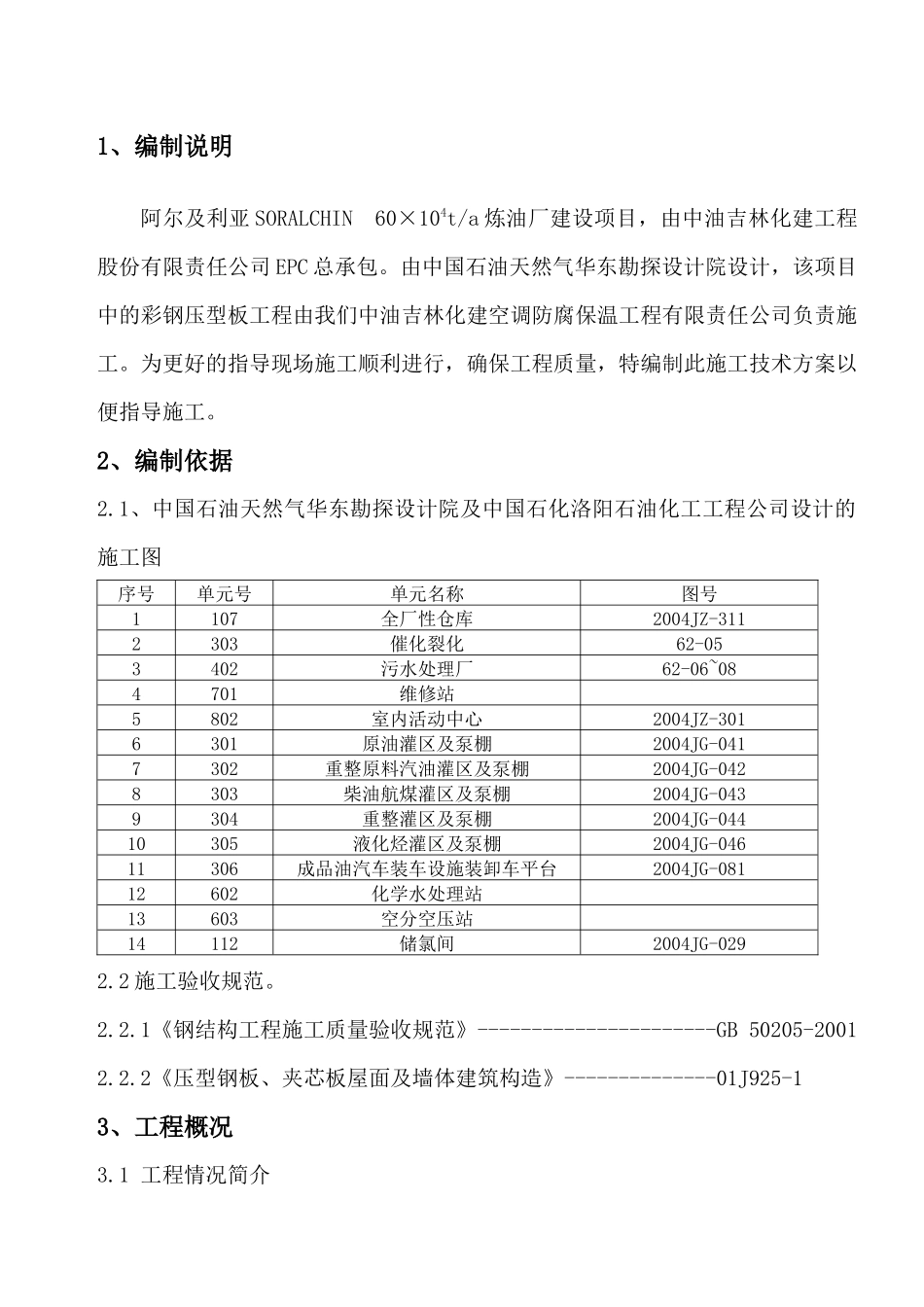 阿尔及利亚彩钢板施工技术方案_第3页