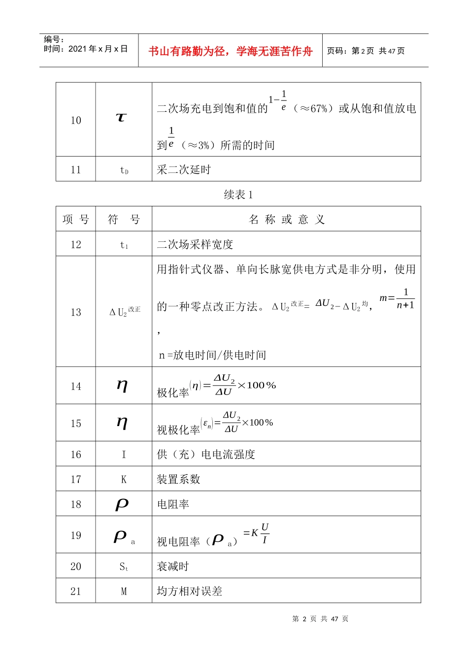 时间域激发极化法技术规定(DOC 42页)_第2页